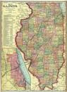 Illinois State Map, Knox County 1903